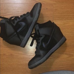 Preowned Nike dunk wedges